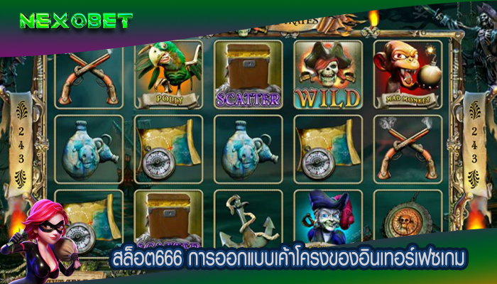 สล็อต666 การออกแบบเค้าโครงของอินเทอร์เฟซเกมสล็อตออนไลน์