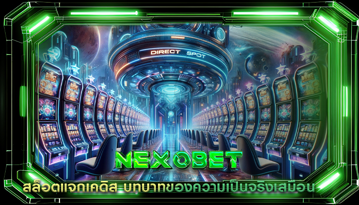 สล็อตแจกเคดิส บทบาทของความเป็นจริงเสมือน