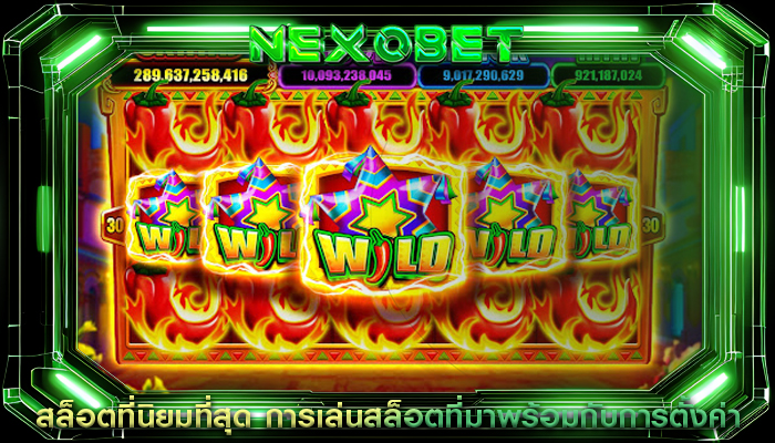 สล็อตที่นิยมที่สุด การเล่นสล็อตที่มาพร้อมกับการตั้งค่า