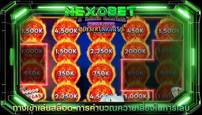 ทางเข้าเล่นสล็อต การคำนวณความเสี่ยงในการเล่น