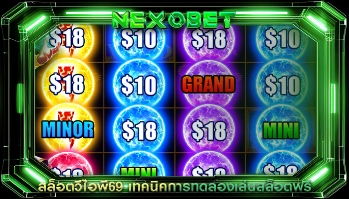 สล็อตวีไอพี69 เทคนิคการทดลองเล่นสล็อตฟรี