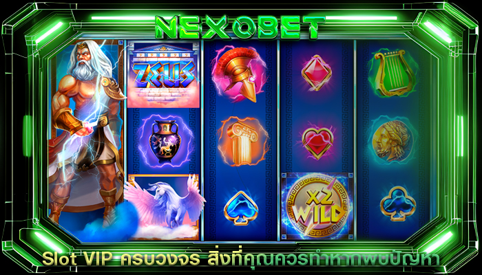 Slot VIP ครบวงจร สิ่งที่คุณควรทำหากพบปัญหา