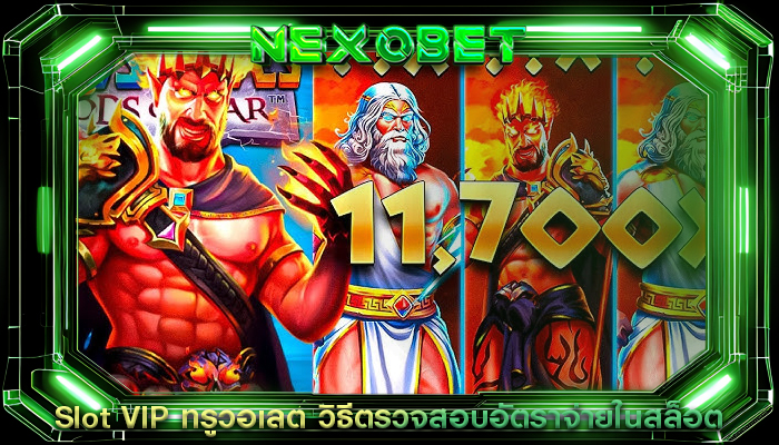 Slot VIP ทรูวอเลต วิธีตรวจสอบอัตราจ่ายในสล็อต