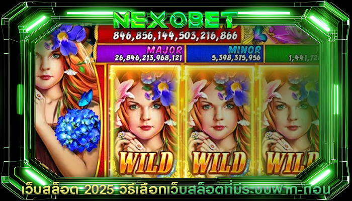 เว็บสล็อต 2025 วิธีเลือกเว็บสล็อตที่มีระบบฝาก-ถอน
